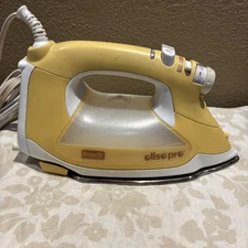 Oliso TG1600 Pro Smart Iron FOR PARTS with iTouch Technology 1800W Yellow Butter
