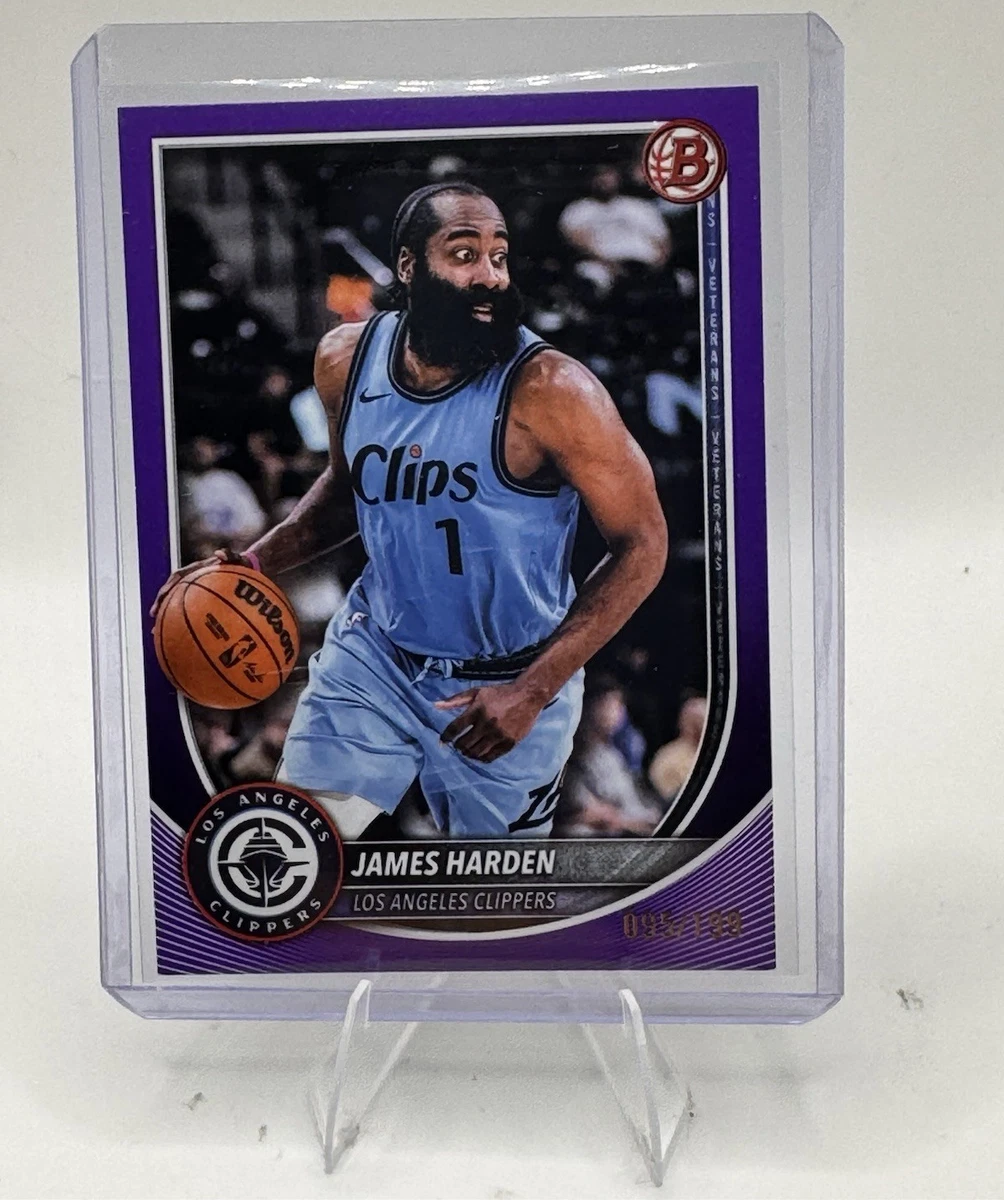 Topps James Harden Basketball Serial Numbered Sports Trading Cards