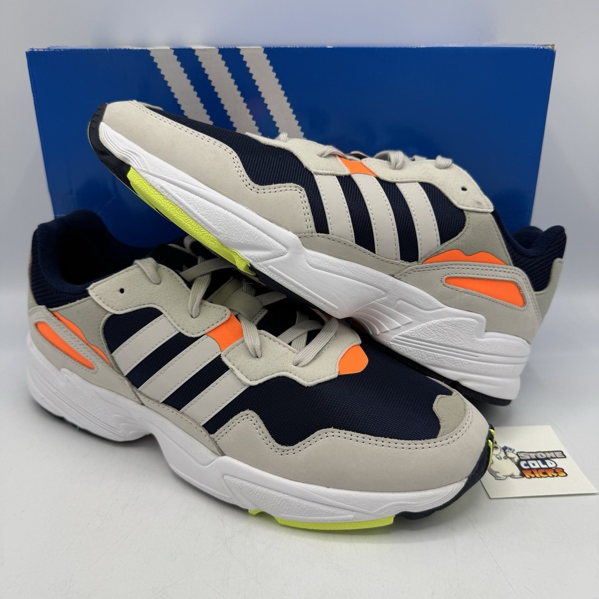 Size 12 - Adidas Yung-96 Raw White Navy for sale online | eBay