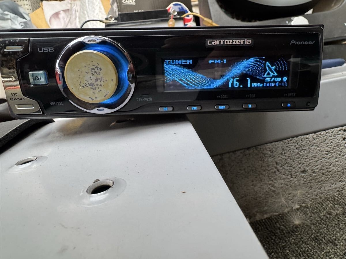 Carrozzeria カロッツェリア 1DIN DEH-P620 Pioneer Carrozzeria DEH‑P620 CD Car Stereo Receiver 1DIN