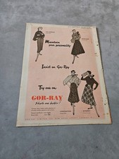 TBOOK32 MAGAZINWERBUNG 12X9" GOR-RAY RÖCKE - LOS ANGELES, CROSS-GORE, KONERAY