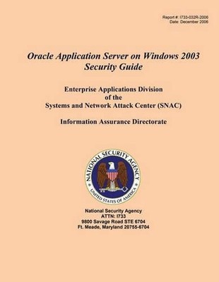 Oracle Application Server on Windows 2003 Security Guide Enterprise Applications