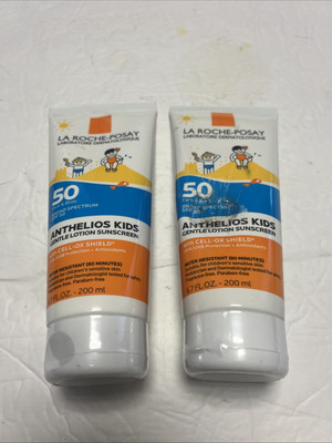 2 La Roche Posay Anthelios Kids Gentle Lotion SPF 6.7 fl oz SPF 50 EXP11/24 2pk