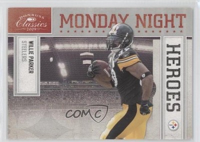 2009 Donruss Classics Monday Night Heroes Silver 98/250 Willie Parker #17 1s7