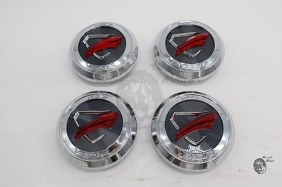 RAYS Original VERSUS Center Cap No.24 VERSUS VS CAP V2 Chrome/RD 4 Stück Set OEM