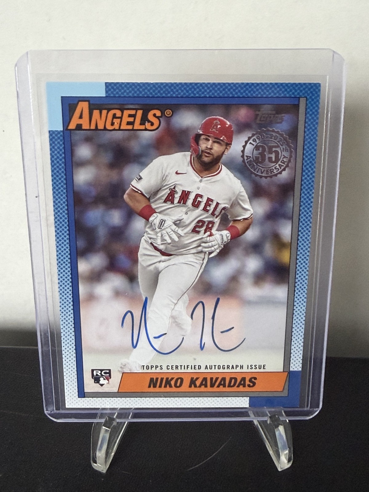 2025 Topps Update Series - 1990 Topps Base Auto Niko Kavadas #90B2-NK (AU, RC)
