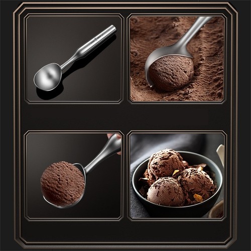 Scoops Stainless Steel Grip Heavy Duty Ice Cream Inch Measurement Note - Picture 9 of 12