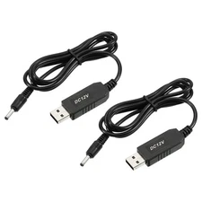 2 Pcs DC 5V to DC 12V USB Step Up Voltage Converter, Power Cable with DC Jack...