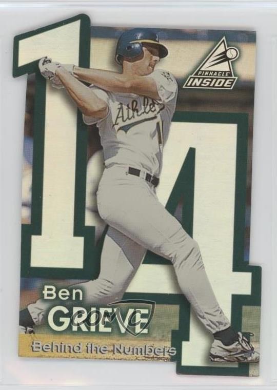 1998 Pinnacle Inside Behind The Numbers Ben Grieve #16 0i5i