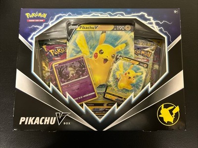 Pokemon TCG: Pikachu V Box 2x Evolving Skies 1x Fusion 1x Brilliant Rare New