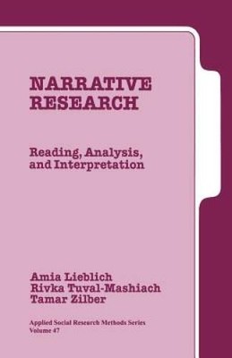 Narrative Research: Reading, Analysis, and Interpretation (Applied S - VERY GOOD