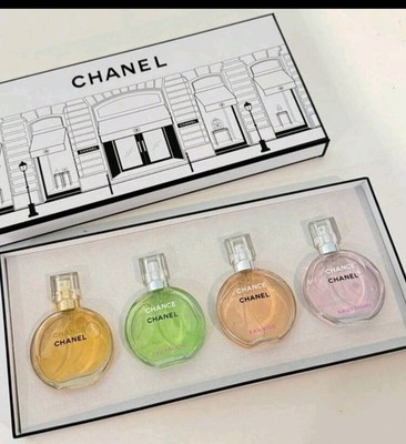 CHANEL Chance Eau De Parfum Collection (4x30ml)   Women Perfume Gift Set 
