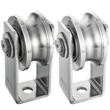 Cable Pulley Wheel Stainless Steel, Bearing Inside, Rope Pulley for Pulley Syste