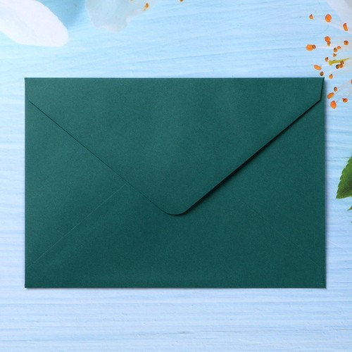 PONATIA 50 PCS/Pack A7 Emerald Green Envelopes, 5.25x7.5'', Perfect For 5x7''... - 第 2/8 張圖片