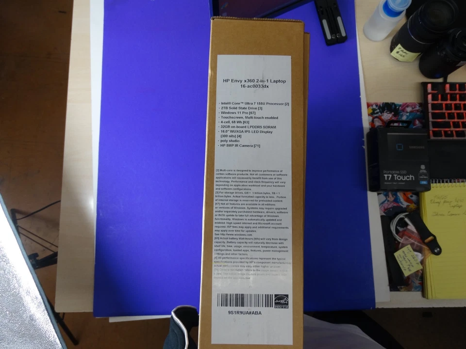 HP Laptop ENVY X360 2-IN-1 16-AC0033DX 16" Intel Core Ultra 7 155U 2TB - Image 2 of 4