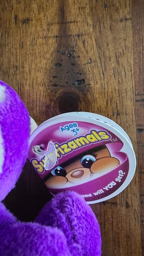 Surprizamals 3" Plush purple David Spider Monkey Mini Stuffed Animal toy - Picture 3 of 6