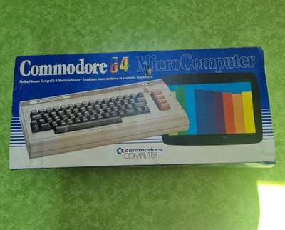 Commodore 64 Originalverpackung Karton/Box mit Styropor-Inlay