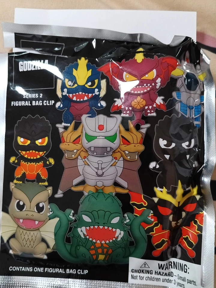 Bolso Little Godzilla (Bebé) Chase Figura Clip Monograma Serie 2 *Nuevo* Foto 3 de 3