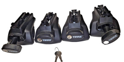 Thule Dachträger-Füße Halter Nr.:757 für Reling BMW X3 ab 2007 ohne Querträger