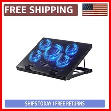 Height Adjustable Laptop Cooling Stand with Universal Compatibility for 12-17  