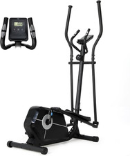 Cyclette Ellittica Da Casa Con 8 Livelli Di Resistenza, Schermo LCD Con Supporto