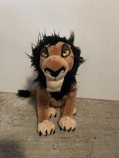 Disney Store Scar Plush The Lion King Medium 14'' Good Used Condition