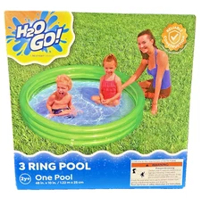 **Brand New**48”x10” Best Way Inflatable Play Pool In Green From H2O GO! 
