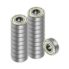 20pcs Deep Groove Ball Bearings 6mmx15mmx5mm High Carbon Steel Balls