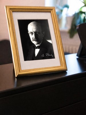 Repro-Autogramm - Max Planck - Wissenschaftler - Gerahmt