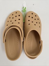 Crocs Unisex/ Men's/ Women's Classic Clogs Wheat/ Khaki/ Beige Size M9/W11