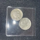 1935 And 1937 Buffalo 5c Nickels lot of 2