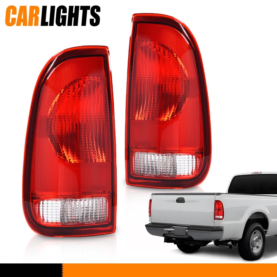 Fit For Ford 1997-03 F150 1999-07 F250 F350 F450 Pair Red Tail Lights Super Duty Foto 3 de 4