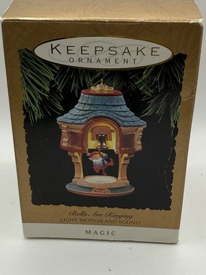 1993 Hallmark Keepsake Christmas ORNAMENT Bells Are Ringing MAGIC - Mint In Box*