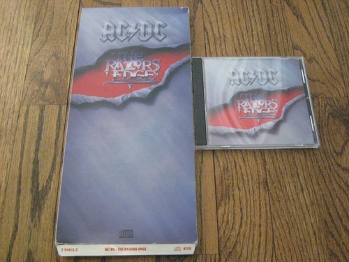 AC DC The Razors Edge Longbox and Original cd -Rare! Thunderstruck | eBay