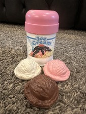 Fisher Price Fun With Food Vintage Ice Cream Set 1987 Play Food