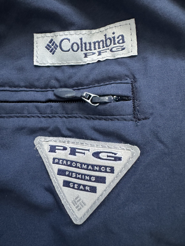 NWT COLUMBIA PFG Navy Blue UPF 50 Omni-Shade Backcast III Water Shorts - Men 5X - Picture 8 of 10