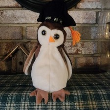 Ty Beanie Babies Class Of '98 Wise The Owl Retired NWT