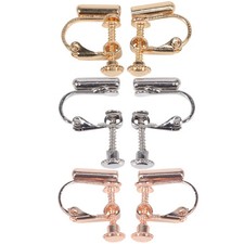 3 Pairs Ear Clips Earring Convert Earclip Converter Clip-on Converters