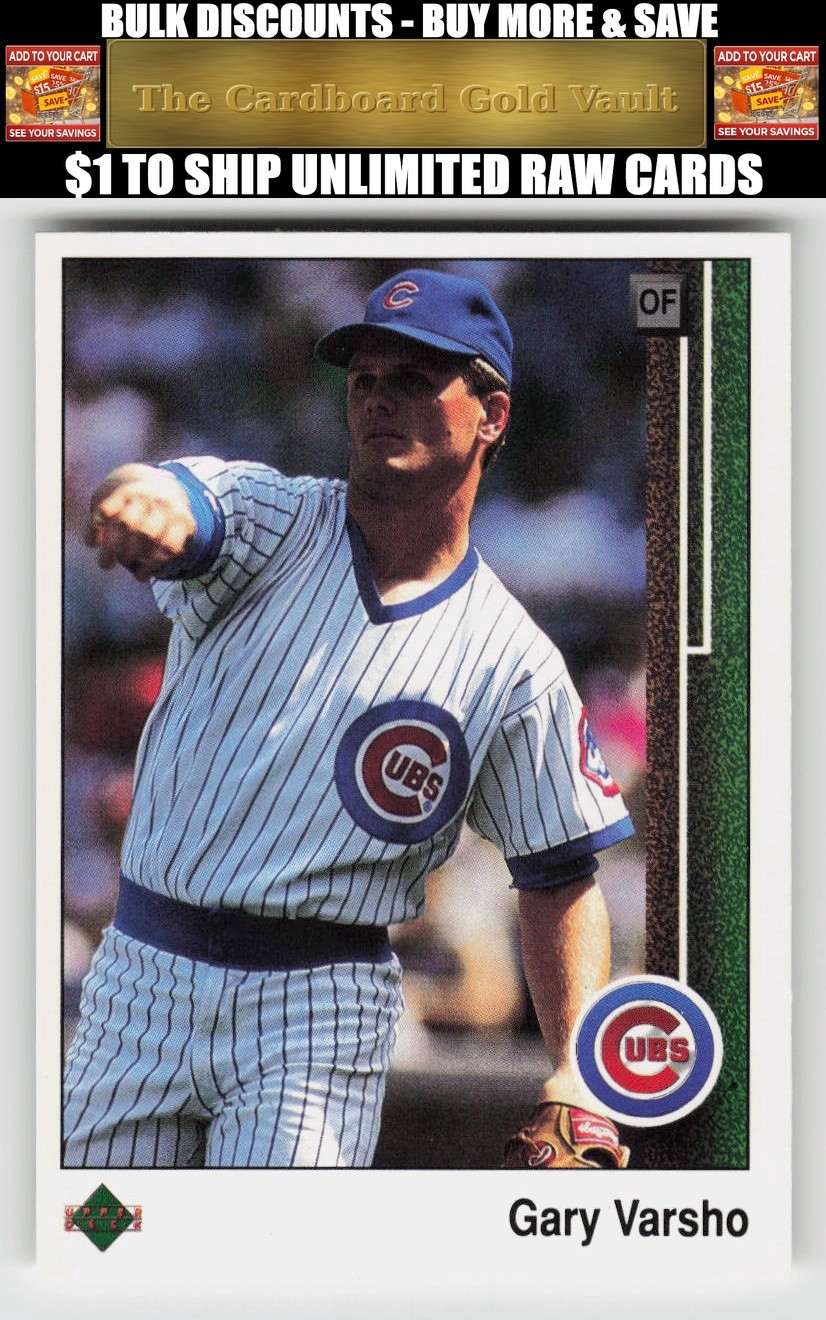 1989 Upper Deck Gary Varsho #321a