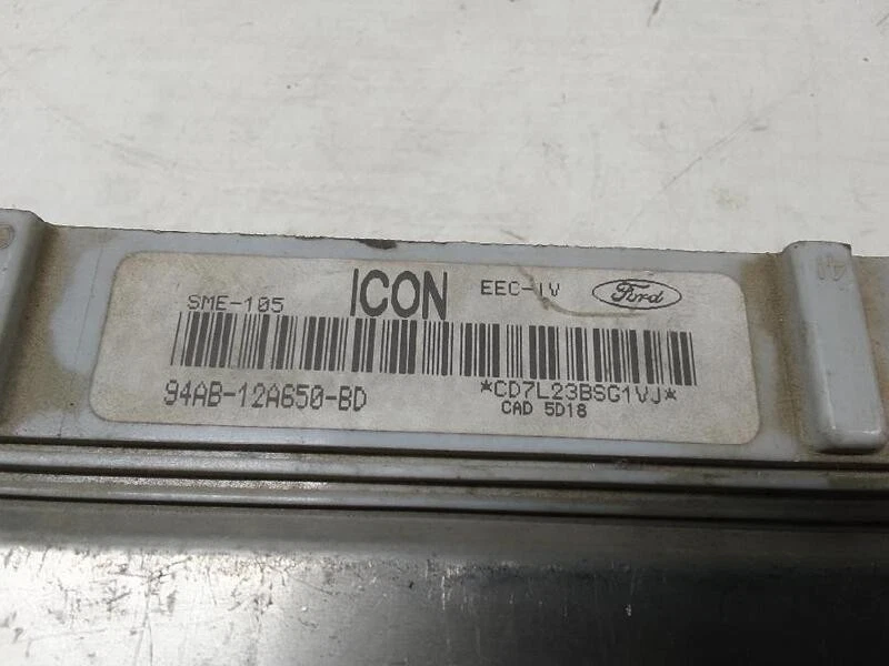 94AB12A650BD centralina motore per FORD ESCORT «VII (1995) 1.4 1996 49304 - Immagine 2 di 4