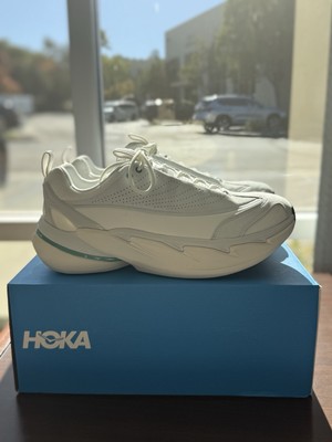 Size 10.5 - Hoka One One Elevon X White Cosmic Grey