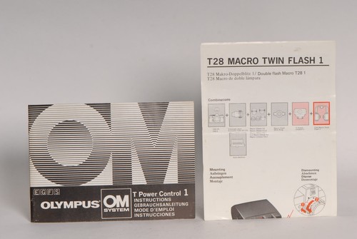 Olympus OM T28 Macro Twin Flash + T Power Control 1 (¡excelente estado!) - Imagen 16 de 18