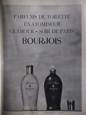 PRESSEWERBUNG TOILETTENPARFÜM IM GLAMOUR BOURJOIS ZERSTÄUBER