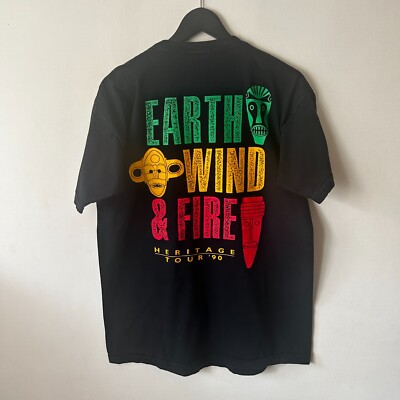 Vintage Earth Wind & Fire 1990 Band T-shirt XL | eBay