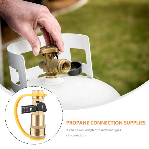 Propane Adapter Quick Connect Conversion Kit Threaded Fitting Connector Hose - Picture 8 of 12