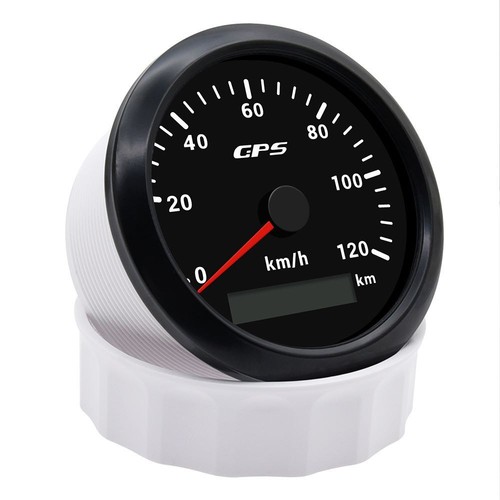85mm GPS Tachometer Drehzahlmesser Tacho 0-120km/h Für Auto Boot Motorrad - Bild 7 von 11