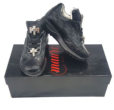 MAURI KIDS SHOES BABY CROC NAPPA LEATHER BLACK 100  display picture 1