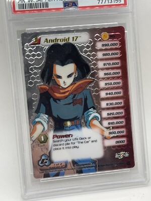 Android 17 2001 Cell Saga #R5 PSA 7 Limited Hi-Tech Foil Dragon