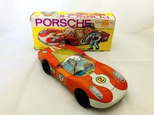 Vintage Porsche 917 2 Tin Litho Car Argentina 70s NIB Rare Collectible