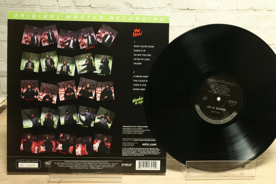 The Cars SHAKE IT UP LP GF Vinyl Ltd Mobile Fidelity Sound Lab MFSL 1-325 VG+NM - Bild 2 von 4
